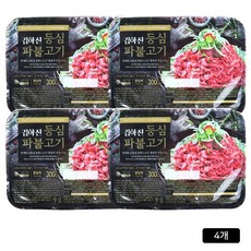 [홈쇼핑] 김하진 국내산 등심 파불고기, 4개, 300g