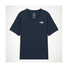 노스페이스 NT7UR50A 여성 리커버리 반팔 브이넥 티MIDNIGHT NAVY 1623904