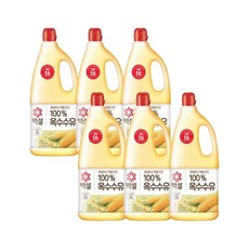백설 옥수수유 1.8L x6개, 6개
