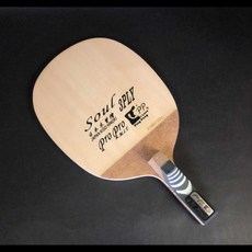 【雙兵桌球】 Pro Pro 桌球拍 SOUL 魂 RS雙面 日直角丸型 日本木曾檜3夾, 1個, 速度版 89 +/- 1g
