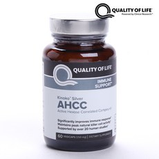 AHCC香蕈菌絲體發酵萃取物植物膠囊, 60顆, 1罐