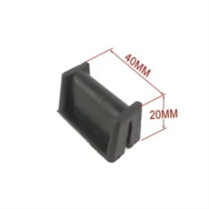 디젤 엔진 발전기 170f 186FA 탱크 충격 흡수 장치 Cushiining 댐핑 블록 개/몫 TY, 01 black