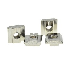 T 블록 사각 M4 45 M8 슬라이딩 30 트랙 해머 M6 너트 M5 M3 20 40, 20 series M6( 0PCS)