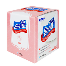 스카트 X80 푸드서비스 타올 핑크