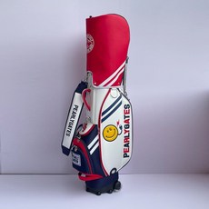 PG 高爾夫球包 拉桿拖輪球包 PG89笑臉球包, 紅色  請用宅配通
