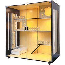 인테리어 고양이 집 강아지 케이지 실내 대형 애완동물 빌라 펫하우스, 9. E타입 60x60x90