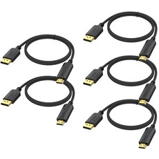 4K 디스플레이 포트 - HDMI 케이블 3m(10피트) 2팩 DP (디스플레이 포트) - HDMI 코드 수 - 수 비디오 및 오디오 지원 (4k 2880P 2160P, 4K 디스플레이 포트 - HDMI 케이블 3m(10피트