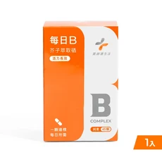 藥師健生活 每日B 維生素B群膠囊 長效有感, 1個, 每日B (1盒)