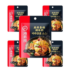 CJ 손맛 하이디라오 마라샹궈 소스(마라맛 볶음)X5 분식 식당 식자재 감칠맛 풍미 맛다시, 110g, 1개