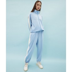 [와이케이] 파이핑 트랙 팬츠 스카이블루