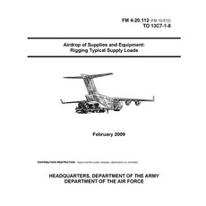 FM 4-20.112 Airdrop of Supplies and Equipment: Rigging Typical Supply Loads Paperback, Independently Published, English, 9798739754189
