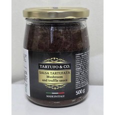 TARTUFO & CO. Salsa Tartufata 義大利 夏季松露蘑菇醬 500g, 1個, 葷食500g：實重800g,超商/店到店：限重5kg【單筆最多5瓶】