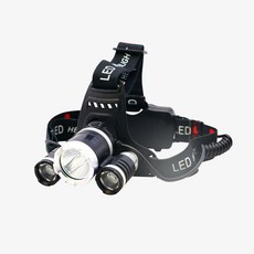 보급창고 충전식 캠핑 헤드라이트 줌헤드랜턴