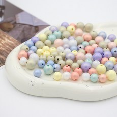(50개세트) 진주펄 밀크컬러 구슬 비즈, 8mm, 1세트, 혼합