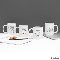 눈멍이 굿즈 머그컵, 1개, 싱싱미역 1개, 싱싱미역
