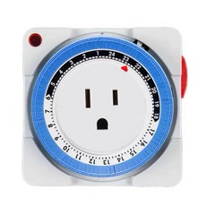 24小時機械定時器 免電池定時器 學習定時器 時間管理工具, 詳見包裝, 1個