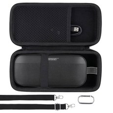 새로운 보스 사운드링크 맥스 휴대용 스피커를 위한 칸카 하드 케이스 교체 전용(블랙), Bose Flex Case, Black