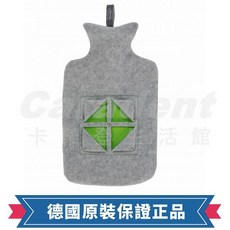 Fashy 熱水袋 幾何窗戶 毛套 注水式 冰枕 暖暖包 2.0L, 1個