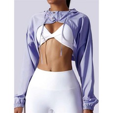 熱銷新品 夏季薄款防紫外綫透氣防曬服女戶外跑步騎行運動防曬衣短款罩衫新