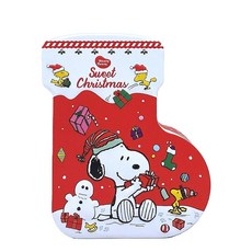 위니비니 스누피 크리스마스 양말틴 320g, 1개