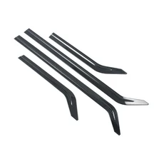 혼다 CRV 2023 바디 사이드 도어 몰딩 커버 트림 외장 자동차 액세서리 ABS 4PCS 호환, 01 빠른, 03 Carbon Fiber Style
