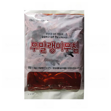 이음 무말랭이무침(중국완제품 고추장), 3개, 1kg