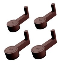 도어 핸들 잠금 장치 설치가 용이함 개방 방지 애완 동물 문 보호, 1개, 3. 4PCS