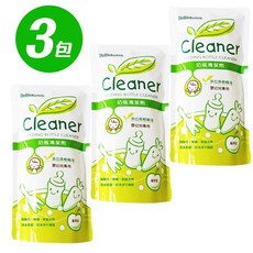 寶寶樂 bobolove 奶瓶蔬果清潔劑 1000ml 3入 補充包 清潔液 茶樹精油 0234 洗潔精, 1L, 1個