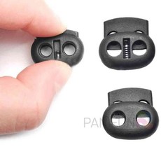 마스크 끈 스토퍼 10p 신발끈스토퍼 신발끈홀더 마스크줄조절 마스크끈조절 신발끈고정 스토퍼 줄조절 dew+9313Ze, 1-끈조절기-블랙10p