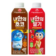 서울우유 내 안의 진짜 딸기+초코, 6개, 280ml