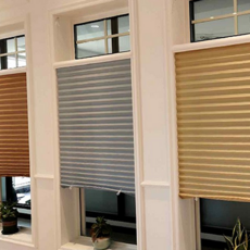 줄없는 블라인드 붙이는 커튼 창문 미니 햇빛 차단