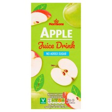 영국 모리슨 Morrisons Sugar Apple Juice Drink 노슈가 사과 주스, 8개, 1L