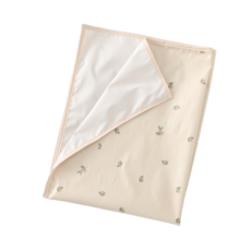 小熊隔尿墊 防水墊 生理墊 防尿墊 姨媽墊 六色 寶寶尿布墊 防水尿墊 90*75, 米色橄欖, 1個