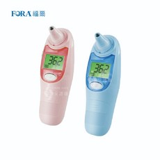 艾護康 福爾 FORA IR-18福爾紅外線耳溫槍 台灣製 精準快速 體溫計, 1個, 粉色