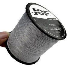 JOF 4 가닥 10 색 무취 내구성 여행 바다/스트림 낚시 라인 ~ 80LB 전문 잉어베이스 스피닝 PE 와이어, 08 Grey_09 0.50MM-80LB, 1개