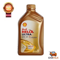 [쉘 정품] 힐릭스 울트라 ECT C5 0W-20 합성 엔진오일 1L (API SP ACEA C5 MB229.71 BMW 인증), 1개