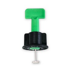 픽스톱 타일 원형 수평 클립 50개입, 5세트, 초록 1.5mm