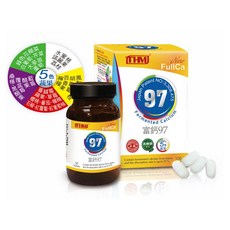小瓢蟲生機坊台灣康醫生技富鈣97 Full Ca 100錠罐 鈣 保健品, 1個