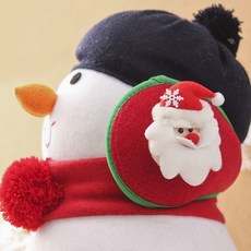 크리스마스 산타 귀마개 겨울 방한 귀덮개 털귀도리