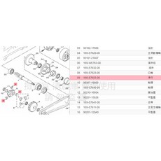 YAMAHA 山葉 勁豪 JOG CIAO 壓板滑件 小牙齒 18S-E7653-00