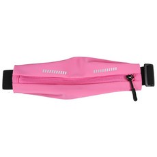 모락 스마트폰 러닝 벨트 가방 플립벨트 조깅 운동 런닝 허리 힙색 밴드, 핑크, 1개