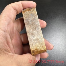 珊瑚玉菊花石印章 獨特紋理 提升企業形象, 1個, 12