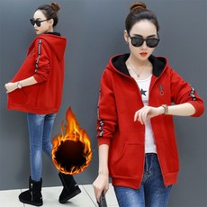 besteffie 여성 레귤러핏 후드 집업 캐주얼 긴팔 외투 기모안감 고퀄리티 아우터