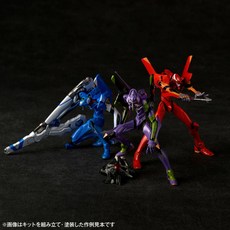海洋堂 ARTPLA 新世紀福音戰士 EVA 初號機 貳號機 零號機 模型, 1個, 一套三款