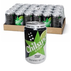 칠성사이다 제로 라임 355mlx24캔, 24개, 355ml
