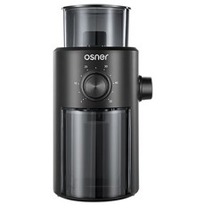 오스너 엘빈 원두커피 전동 그라인더, 1개, 블랙, 100ml