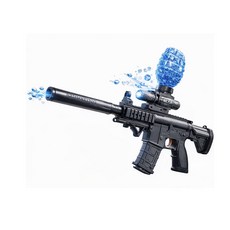 [일루옵쇼]M416 전동 젤리탄 총 자동연사 워터건 젤블라스터 2000발 43cm 장난감총, 2개, 혼합