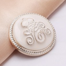 예쁜단추 수입단추 원형 플라스틱 단추 여성 의류 장식 액세서리 손으로 꿰매는, 10개, 53) Style 17 - 21mm-10pcs