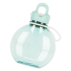 레보맥스 나사 없는 미니 원형 시리즈 휴대용 물병, 1개, 블루, 592ml