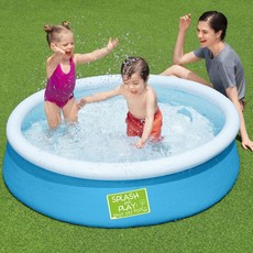 베스트웨이 단지풀장 57241 원형 소형 어린이풀 미니수영장, 랜덤발송, 1개